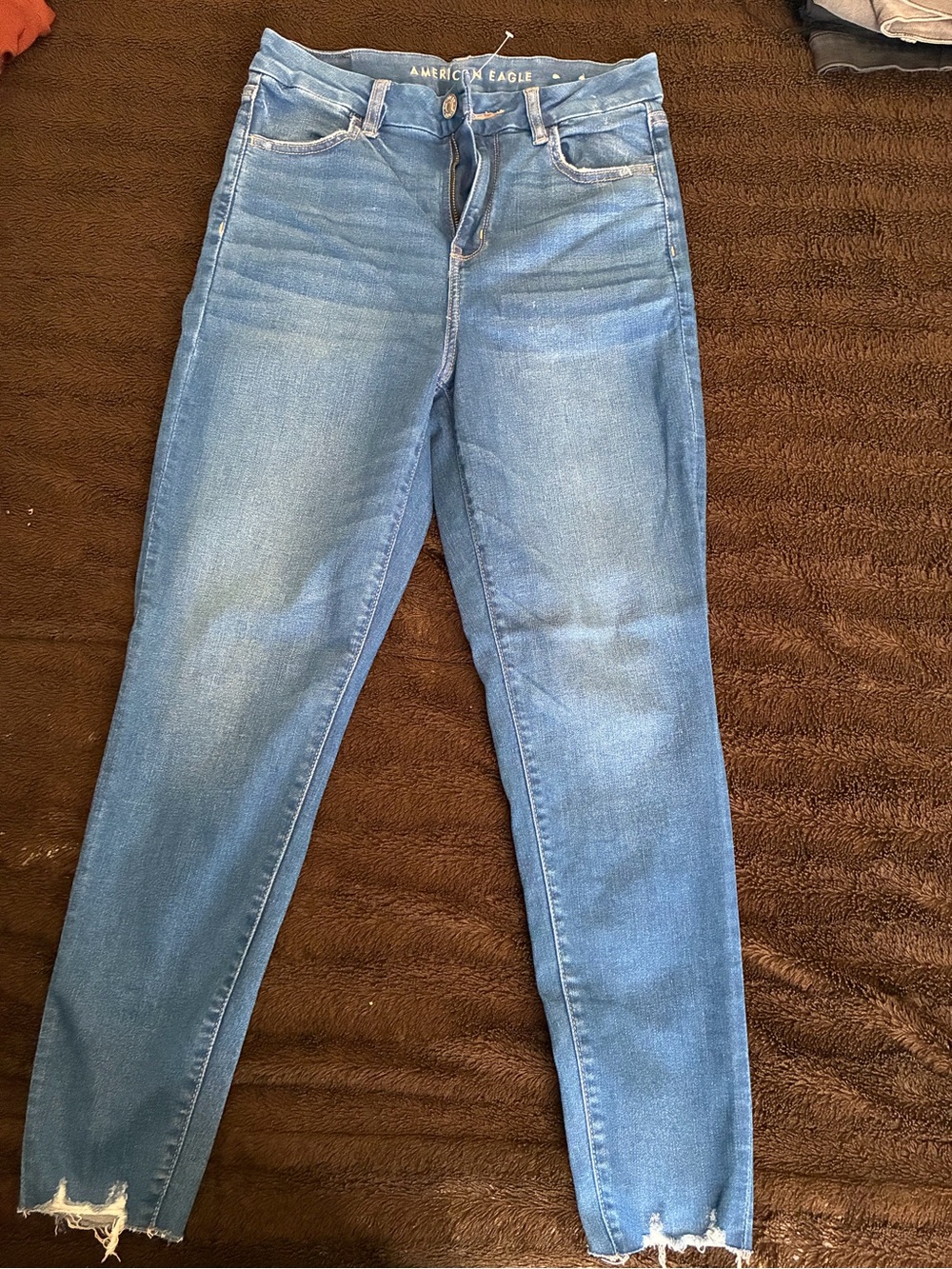 American Eagle Outfitters High-Rise Light Wash Skinny Jeans
